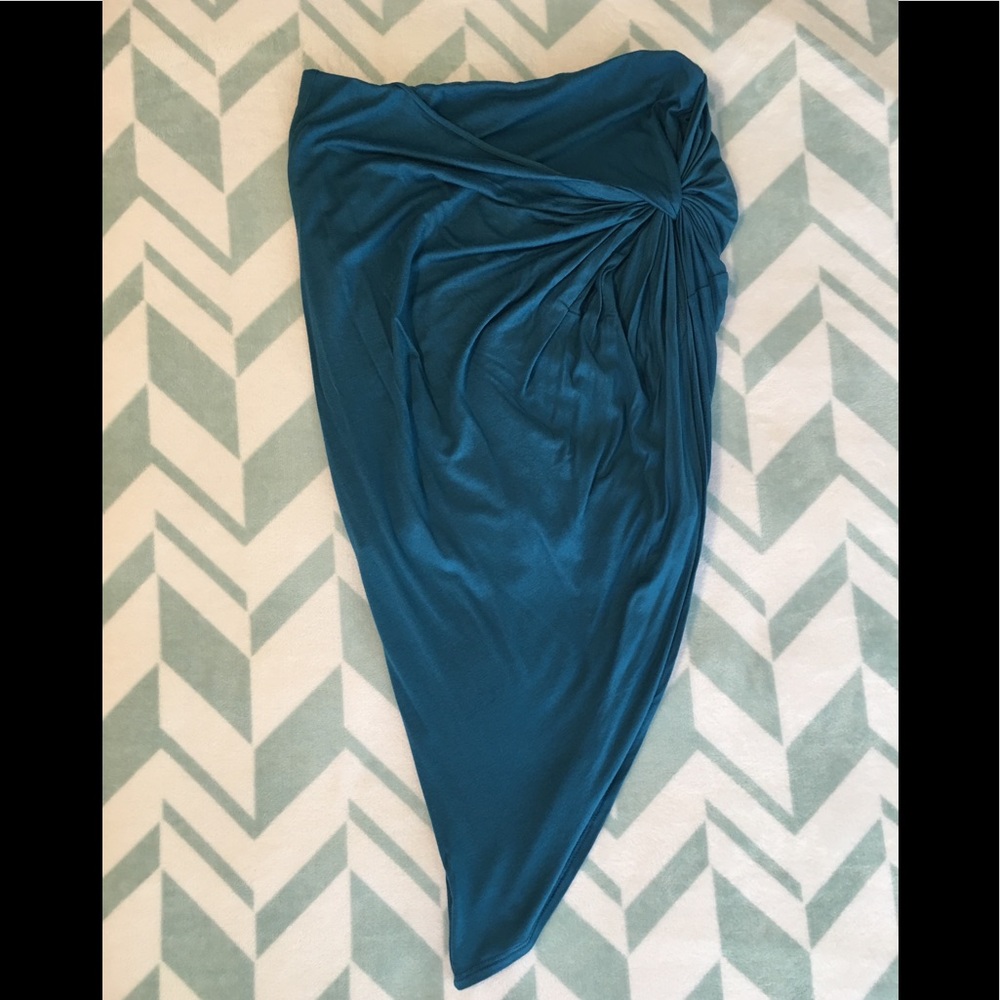 Faux Wrap Skirt